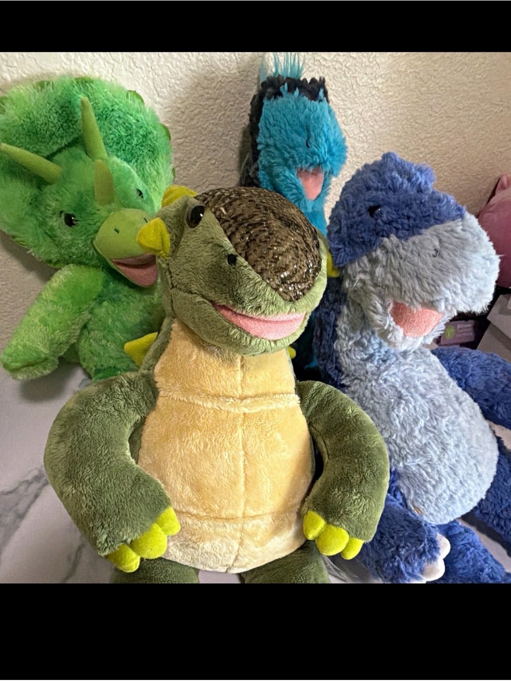 Lot of 4 retired build a bear Dino’s